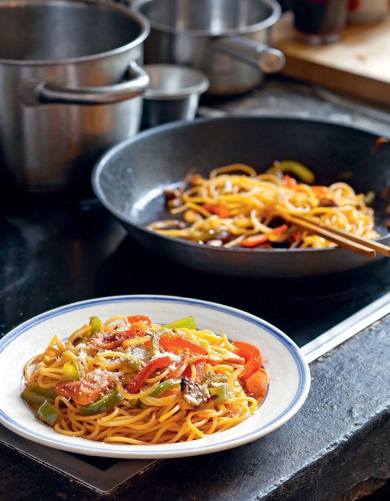 Spaghetti Napolitan from Tokyo Cult Recipes by Maori Murota