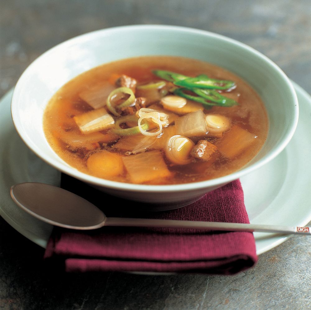 White radish &amp; beef soup from Taste of Korea by Young Jin Song
