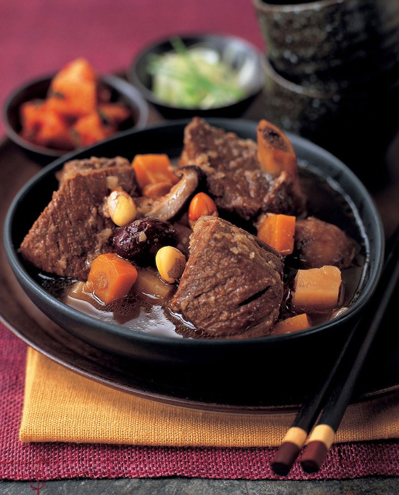 Braised short ribs stew from Taste of Korea by Young Jin Song