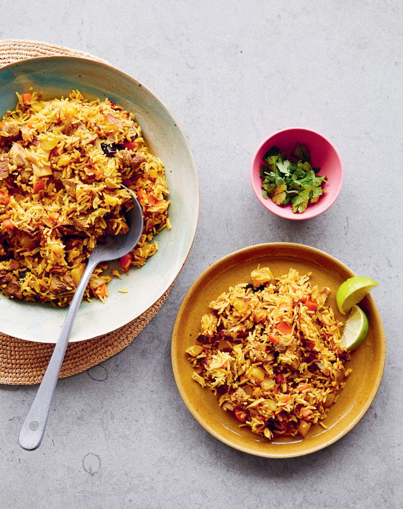 Quick Lamb Biryani from Taste Tibet Family recipes from the Himalayas