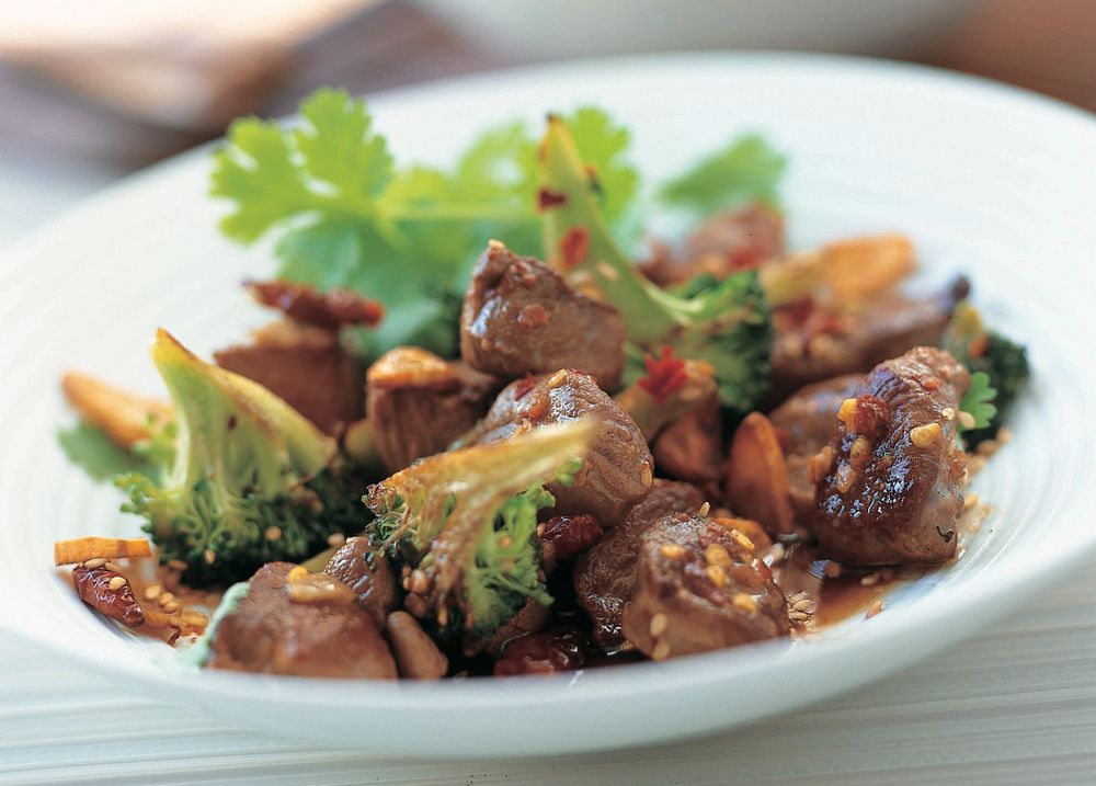 Duck and Sesame StirFry from Thai Food and Cooking by Judy Bastyra and