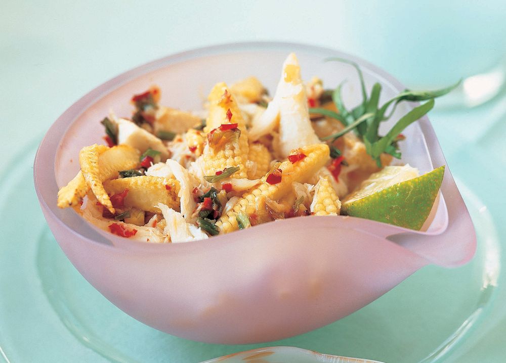 Crab and Tofu StirFry from Thai Food and Cooking by Judy Bastyra and