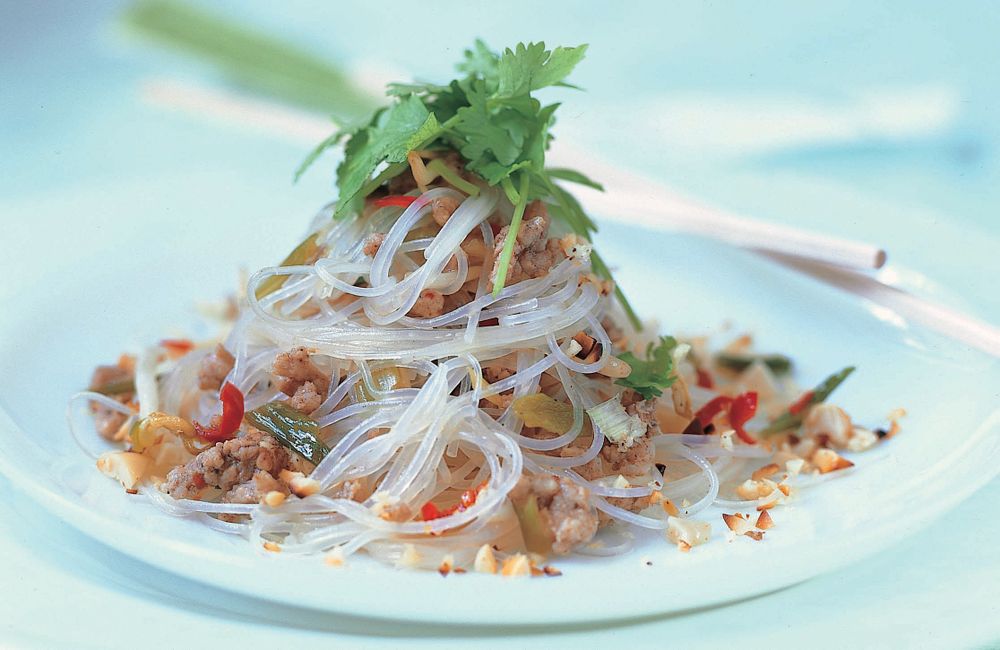 Cellophane Noodles With Pork From Thai Food And Cooking By Judy Bastyra