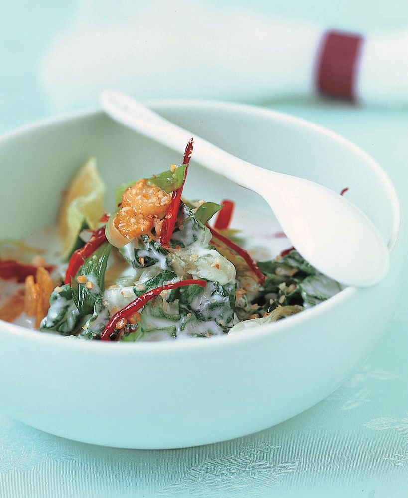 Pak Choi with Lime Dressing from Thai Food and Cooking by Judy Bastyra and Becky Johnson