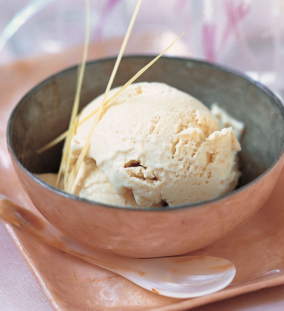 Coconut and Lemon Grass Ice Cream from Thai Food and Cooking by Judy Bastyra and Becky Johnson