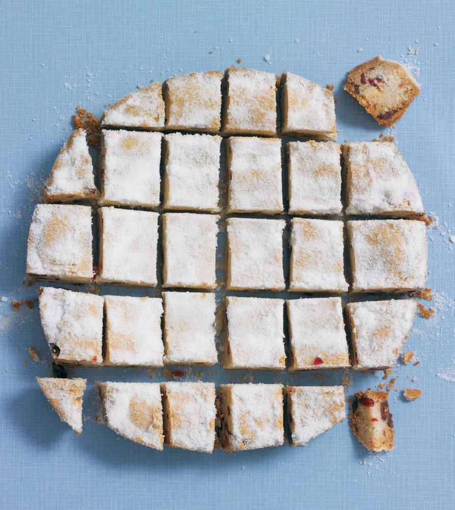 Dried Cherry Shortbread from The Art of the Cookie by Shelly Kaldunski