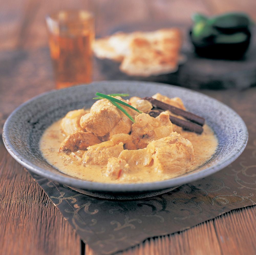 Chicken in saffron sauce from The Complete Indian Regional Cookbook 300 Classic Recipes from