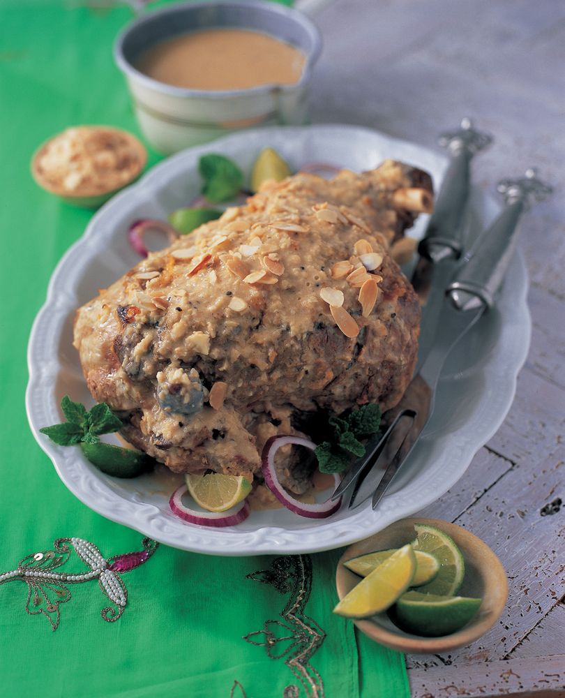 Royal-style marinated leg of lamb from The Complete Indian Regional ...