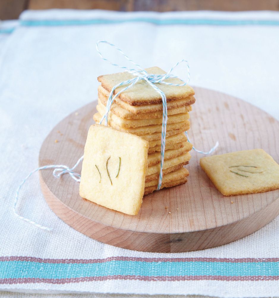 Cornmeal Cookies with Rosemary from The Cookiepedia: Mixing Baking, and Reinventing the Classics by 