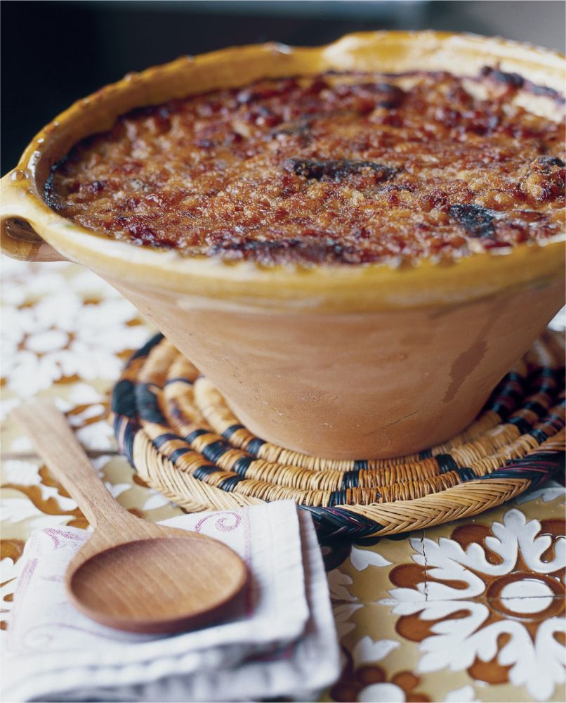 Cassoulet in the Style of Toulouse from The Cooking of South West France by Paula Wolfert
