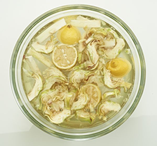 Shells with Artichokes, Pancetta and Thyme from The Classic Pasta Cookbook by Giuliano Hazan