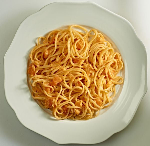Linguine with Canteloupe from The Classic Pasta Cookbook by Giuliano Hazan