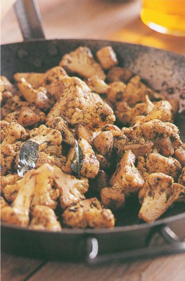 Cauliflower Bhaji from The Food of India: A Journey for Food Lovers by Priya Wickramasinghe and Caro