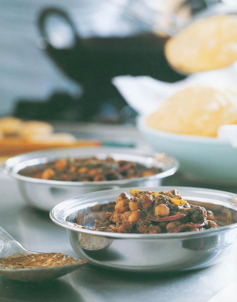 Chana Masala from The Food of India: A Journey for Food Lovers by Priya Wickramasinghe and Carol Sel