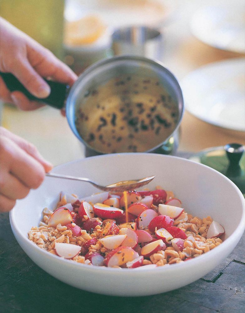 Radish Salad from The Food of India: A Journey for Food Lovers by Priya Wickramasinghe and Carol Sel