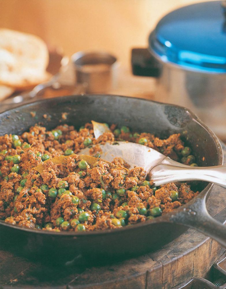 Kheema Matar from The Food of India: A Journey for Food Lovers by Priya Wickramasinghe and Carol Sel