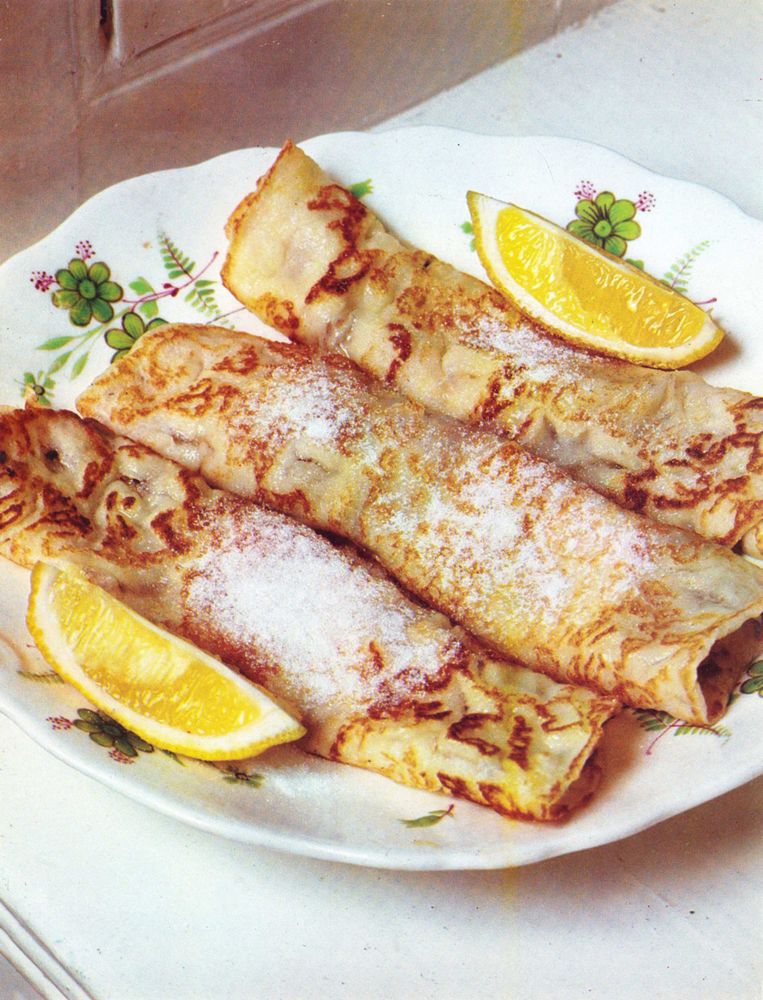 Pancakes from The Farmhouse Kitchen by Mary Norwak