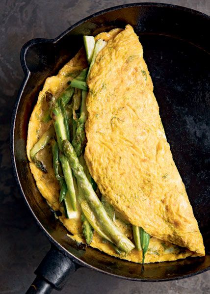 The green omelette from The Flexible Vegetarian by Jo Pratt
