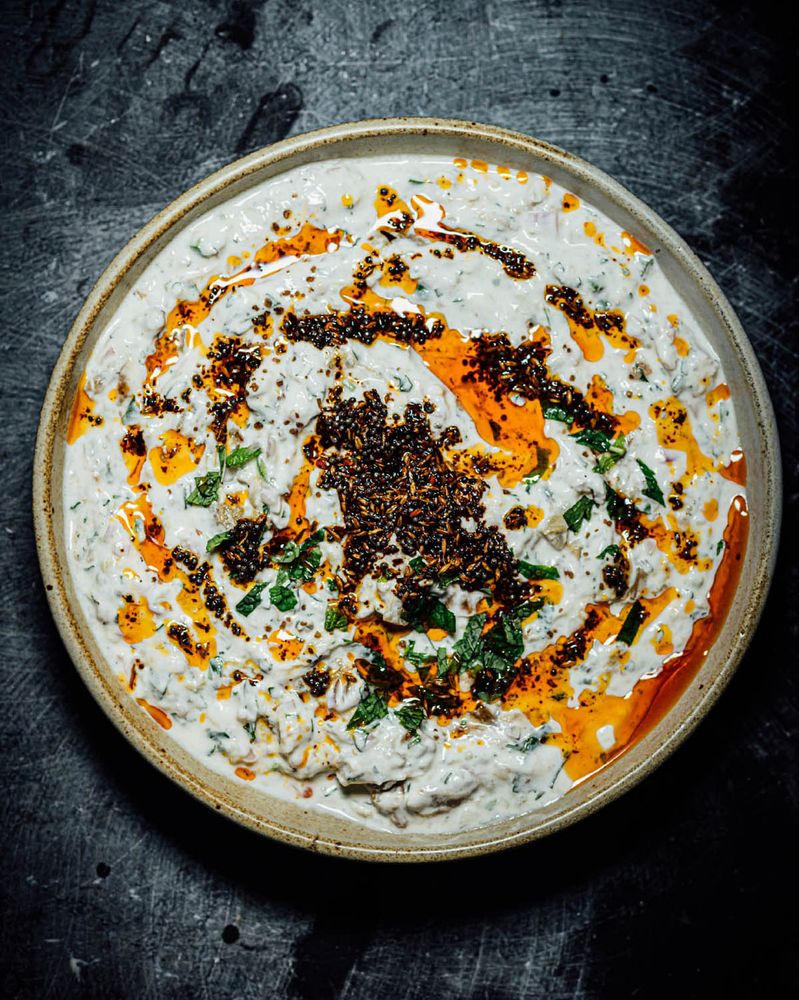 Roasted Eggplant Raita from The Flavor Equation by Nik Sharma