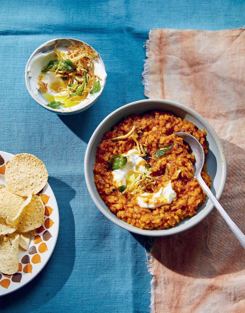 Every Week Tomato Lentils from The Nutmeg Trail by Eleanor Ford