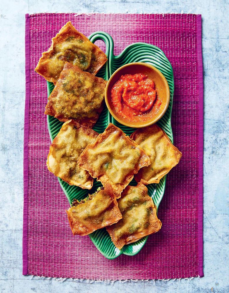 Spiced Beef Martabak from The Nutmeg Trail by Eleanor Ford