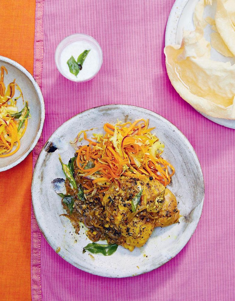 Keralan Black Pepper Chicken from The Nutmeg Trail by Eleanor Ford