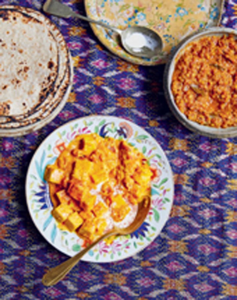 Royal Saffron Paneer from The Nutmeg Trail by Eleanor Ford