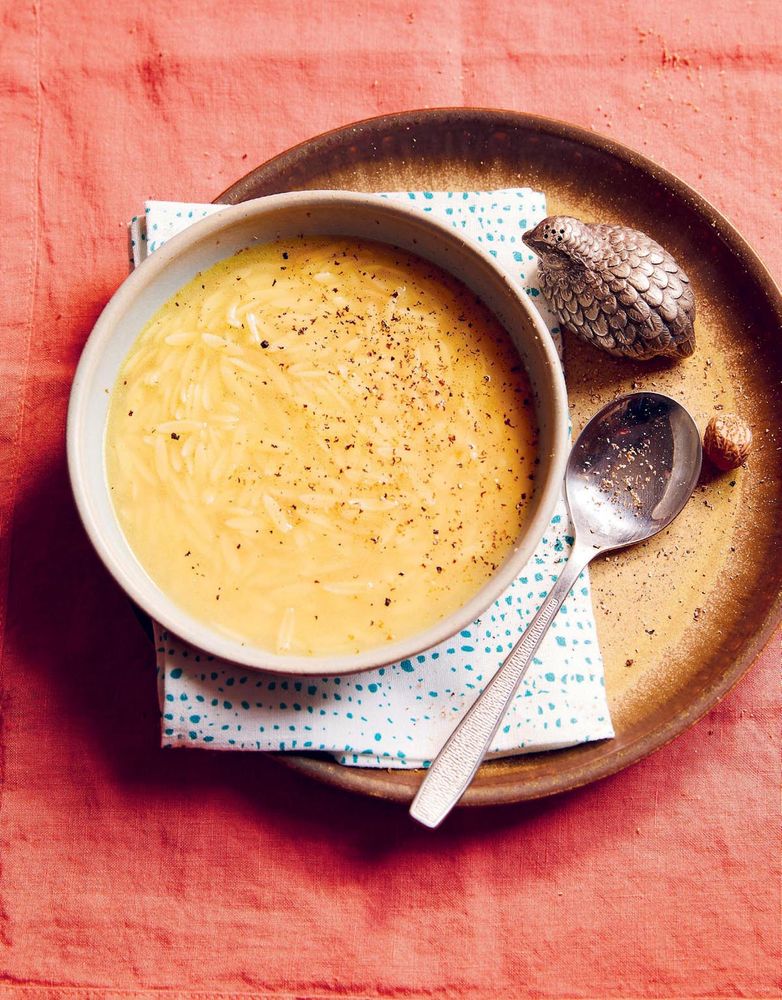 Egyptian ‘Birds’ Tongues’ Soup from The Nutmeg Trail by Eleanor Ford