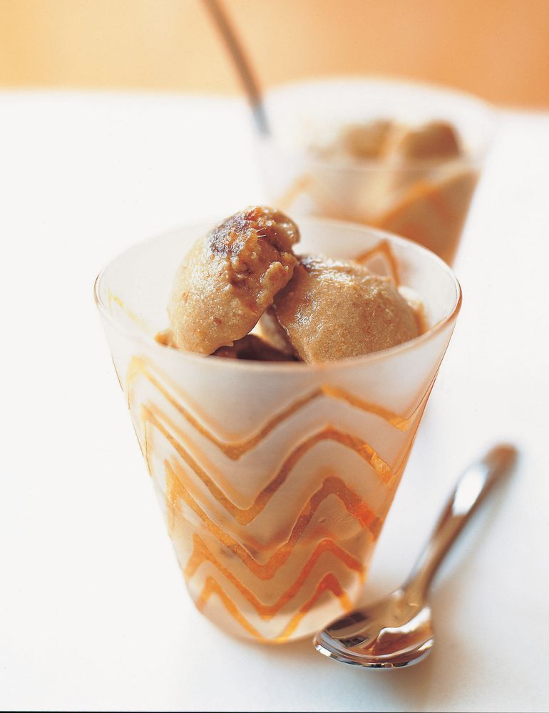 Date and tofu ice from The Tofu Cookbook by Becky Johnson