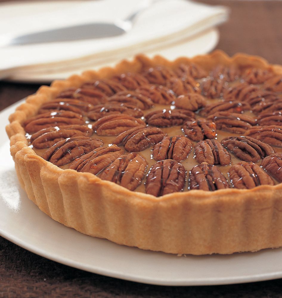 Banana and pecan tofu pie from The Tofu Cookbook by Becky Johnson