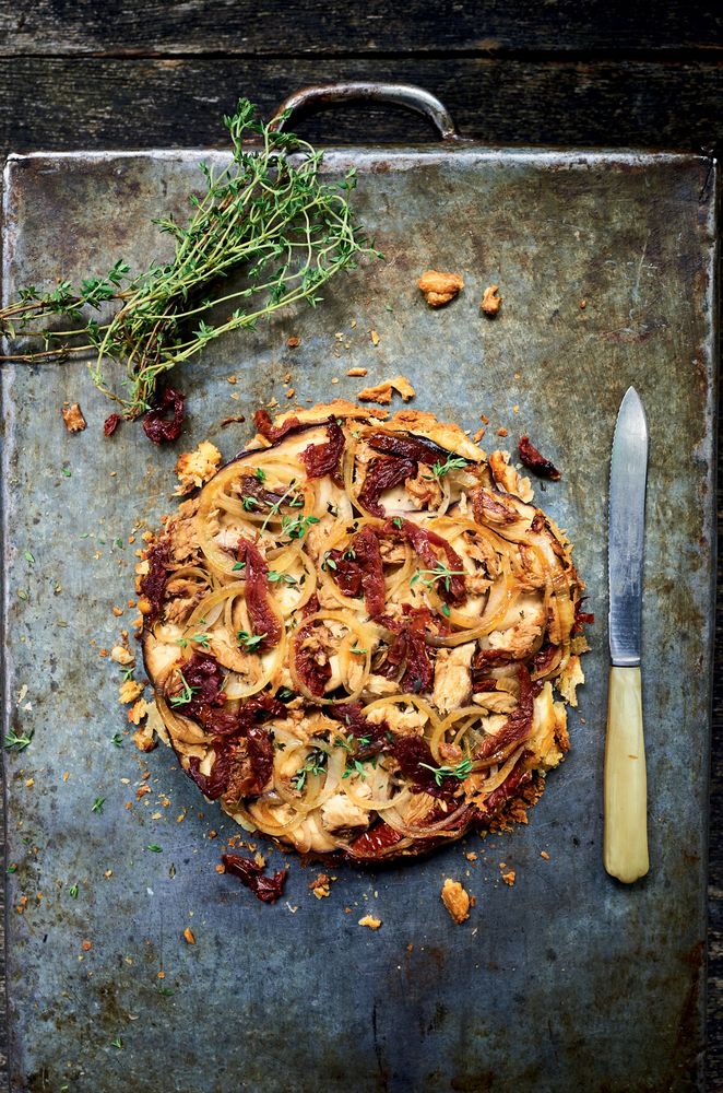 Mackerel Tarte Tatin from The Tinned Fish Cookbook EasyToMake Meals