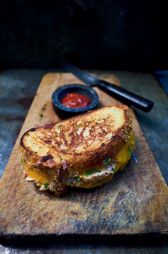 Tuna Melt with Ketchup from The Tinned Fish Cookbook: Easy-To-Make Meals from Ocean to Plate by Bart