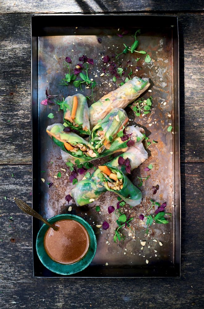 Tuna Summer Rolls from The Tinned Fish Cookbook: Easy-To-Make Meals from Ocean to Plate by Bart van 