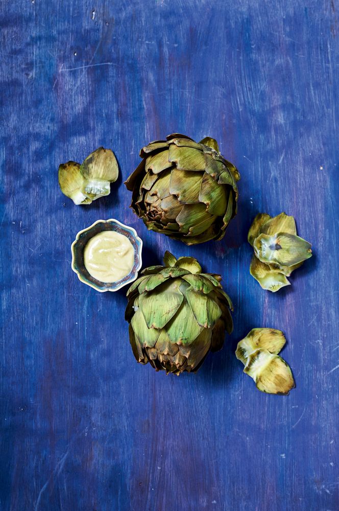 Artichoke with Anchovy Dip from The Tinned Fish Cookbook EasyToMake