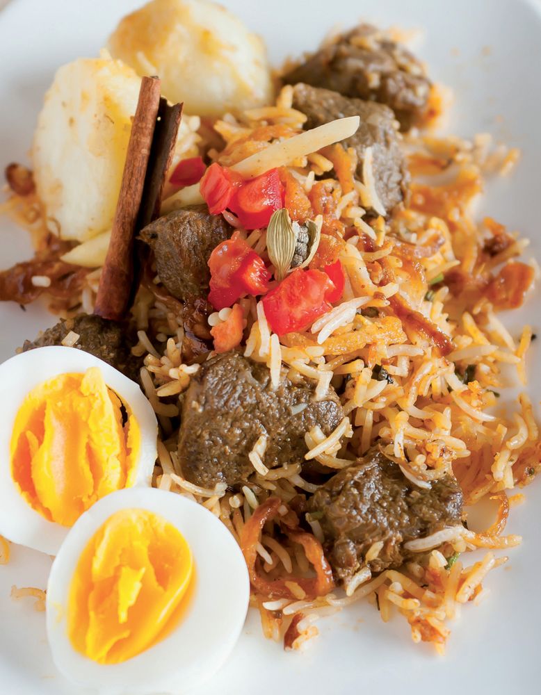 Meat Biryani from The World of Parsi Cooking: Food Across Borders by Niloufer Mavalvala