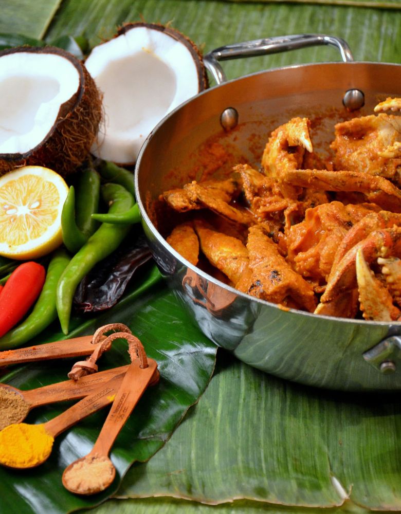 Crab Curry from The World of Parsi Cooking: Food Across Borders by Niloufer Mavalvala