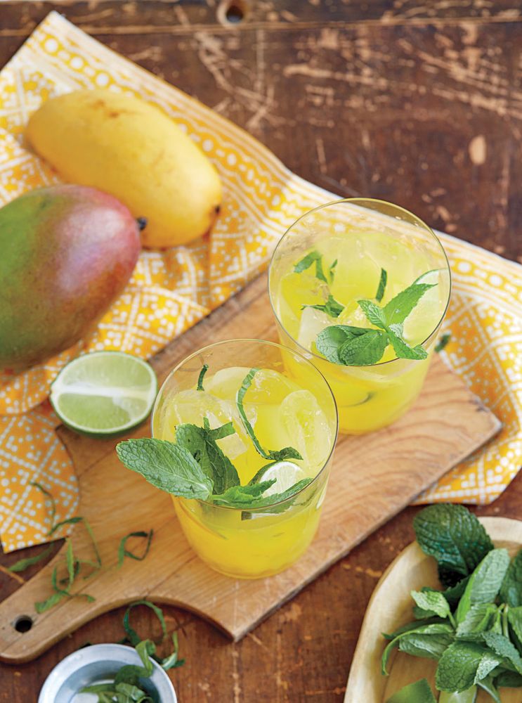 Mango-jito from The Thinking Girl's Guide To Drinking: (Cocktails without Regrets) by Ariane Resnick