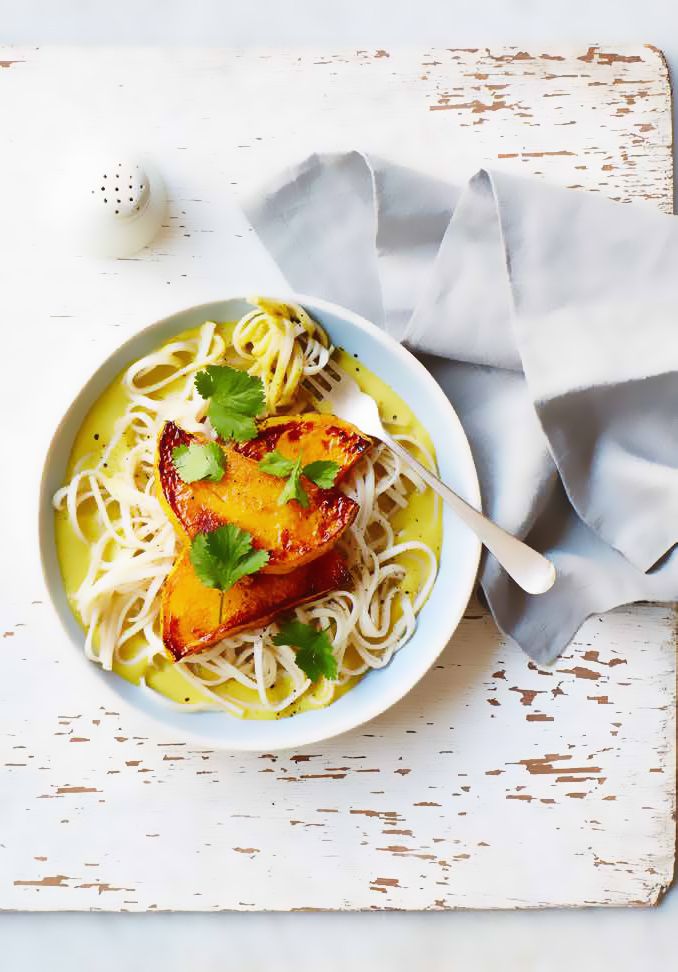 Thai Butternut Noodles from Tiny Budget Cooking: Saving Money Never Tasted So Good by Limahl Asmall