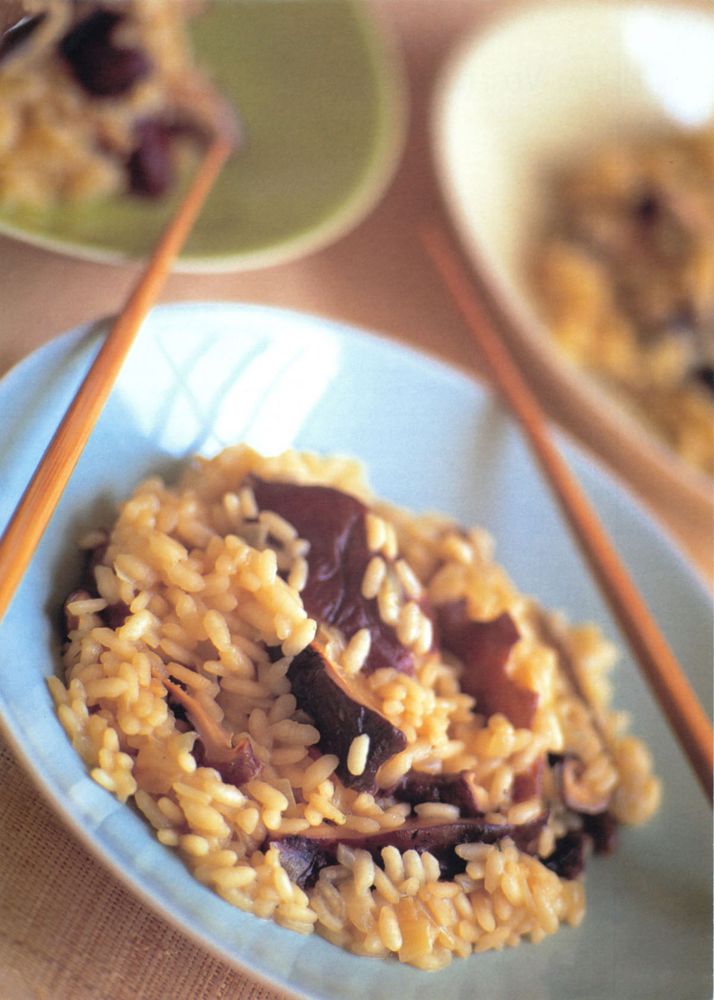 Chinese Mushroom Risotto from Ken Hom Travels with a Hot Wok by Ken Hom