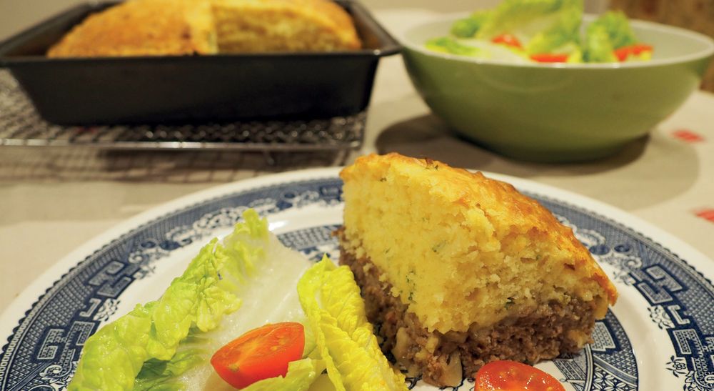 Baked steak cake from Tried, Tested and True: Stories and Recipes Celebrating the Traditions of Aust