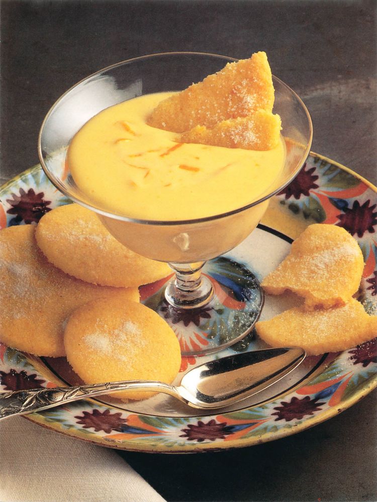 Tillypronie Orange Fool with Orange Shortbread from Two Fat Ladies ...