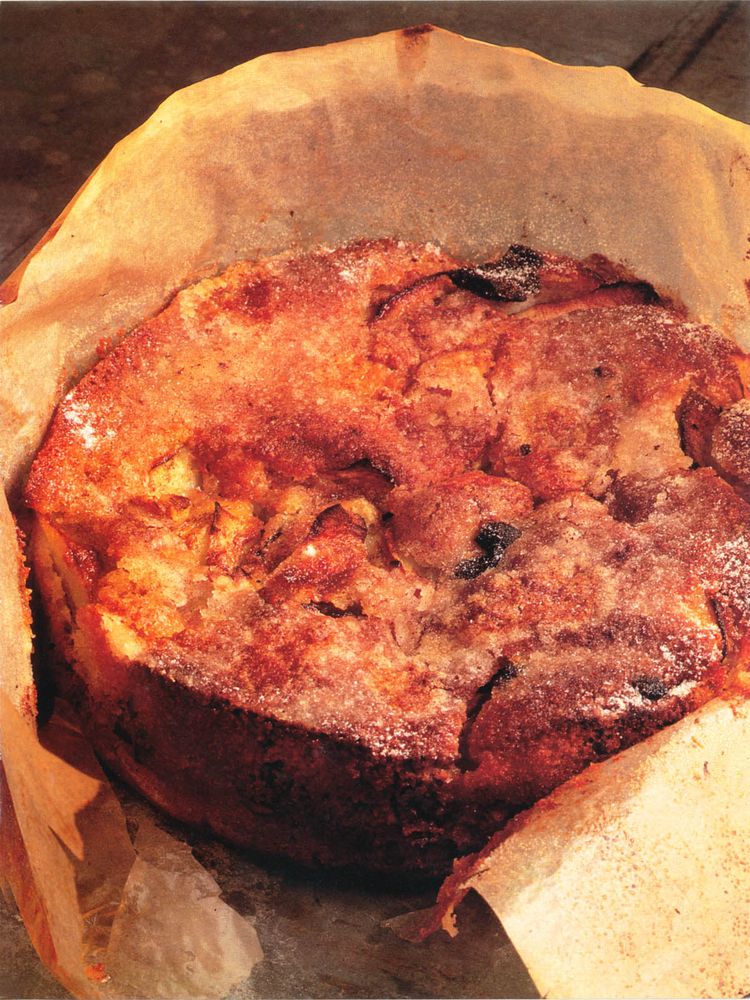 Danish Apple and Prune Cake from Two Fat Ladies: Gastronomic Adventures (with Motorbike and Sidecar)