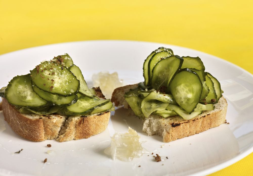 Cucumbers with Honey from Recipes from Ukraine by Yurii Pryiemskyi