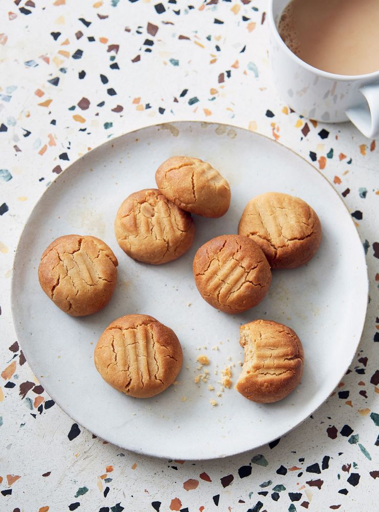 Peanut Butter Crumble Cookies from Vegan(ish) by Jack Monroe