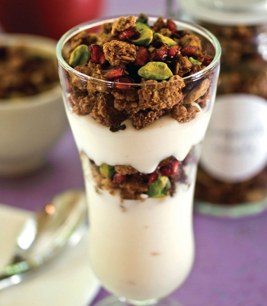 Pomegranate Granola from Vegan Desserts by Hannah Kaminsky