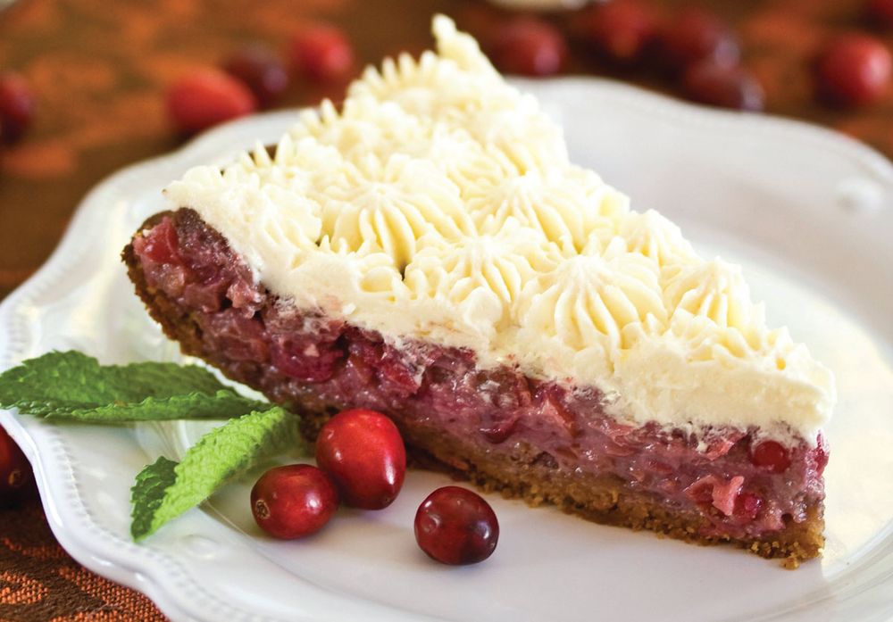 Cranberry Custard Pie from Vegan Desserts by Hannah Kaminsky