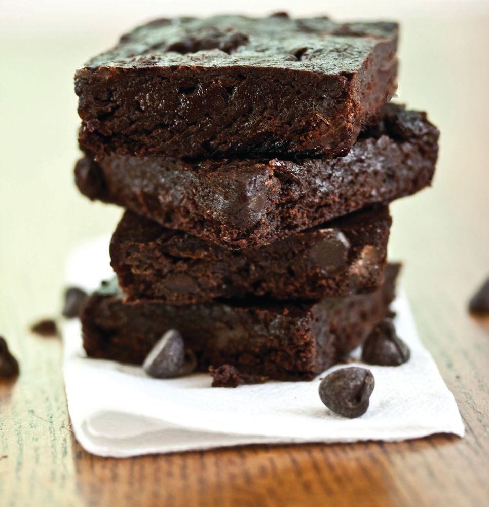 Rum Raisin Brownies from Vegan Desserts by Hannah Kaminsky