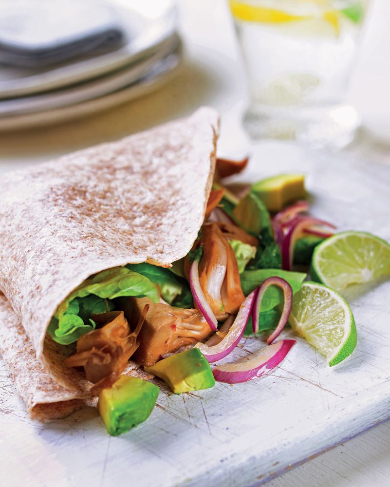 Pulled Jackfruit Wraps from Vegan Kids by Heather Whinney