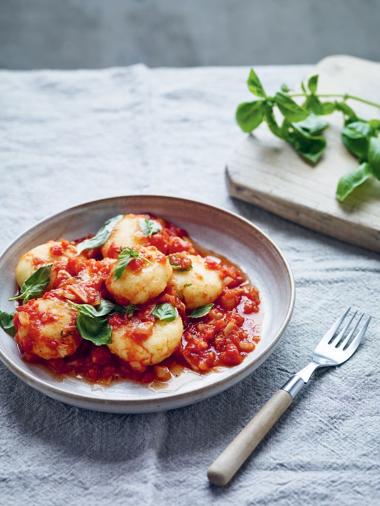 Gnudi with Tomato & Basil from 7 Day Vegan Challenge The easy guide to