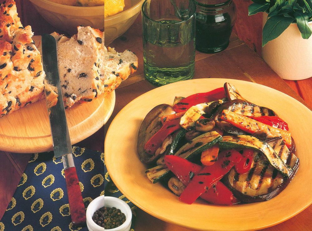 Grilled marinated vegetables from Vegetables: Le Cordon Bleu Home Collection by Le Cordon Bleu